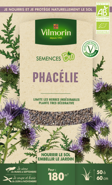 Engrais verts - Engrais vert Phacélie - BIO - Grand Modèle - PACKAGING_RECTO